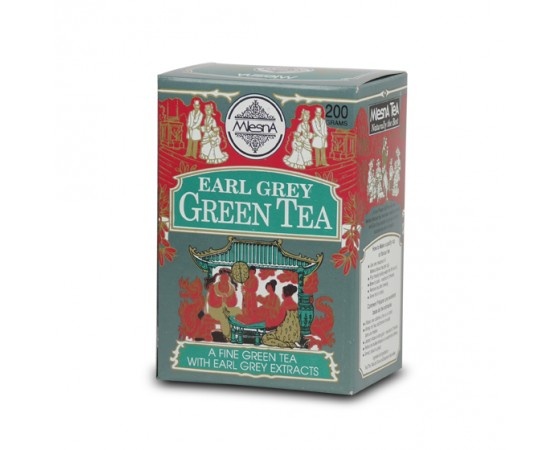 Čaje Mlesna Earl Grey zelený čaj s bergamotem MLESNA (Ceylon) Ltd. pravý čaj z Cejlonu