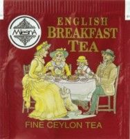 Čaje Mlesna English Breakfast, cejlonský černý sáčkový čaj nejvyšší kvality MLESNA (Ceylon) Ltd. pravý čaj z Cejlonu