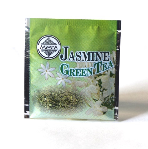 Čaje Mlesna Zelený čaj s přírodním extraktem z jasmínu MLESNA (Ceylon) Ltd. pravý čaj z Cejlonu