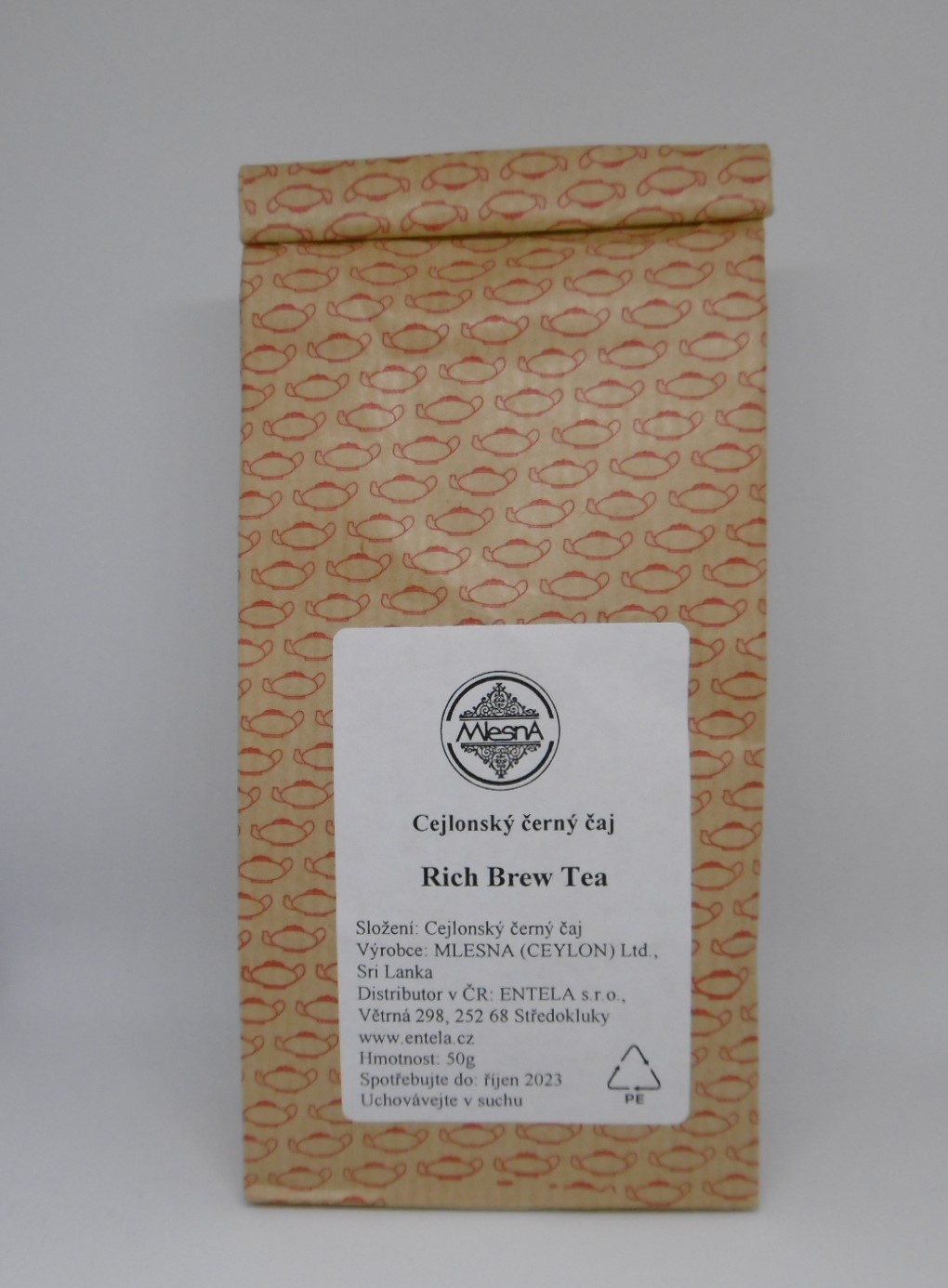 Čaje Mlesna Černý sypaný čaj Rich Brew Tea High Grown MLESNA (Ceylon) Ltd. pravý čaj z Cejlonu