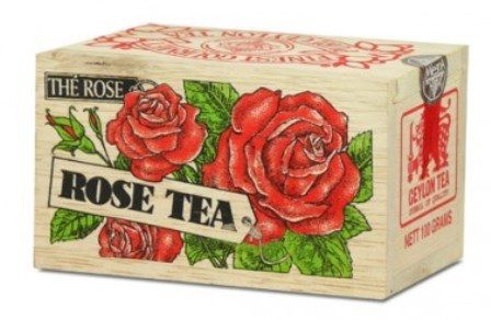 Čaje Mlesna Exkluzivní černý sypaný čaj s přírodní esencí z růží MLESNA (Ceylon) Ltd. pravý čaj z Cejlonu