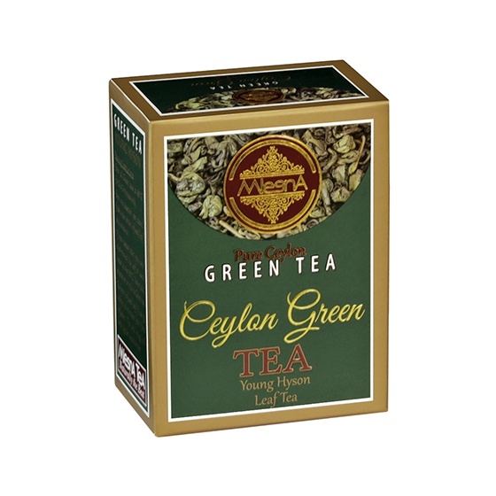 Čaje Mlesna Zelený čaj sypaný 100g MLESNA (Ceylon) Ltd. pravý čaj z Cejlonu