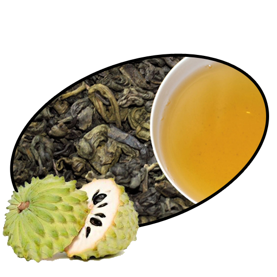 Čaje Mlesna SOURSOP - zelený čaj sypaný 100g Mlesna Sri Lanka pravý čaj z Cejlonu